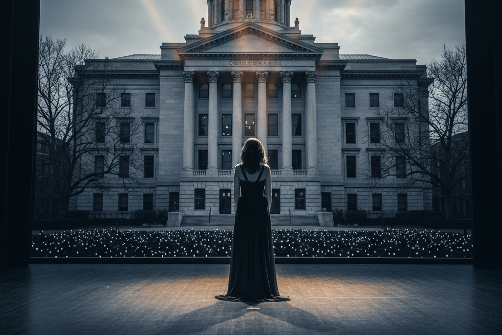 초라한 영부인의 뒷모습