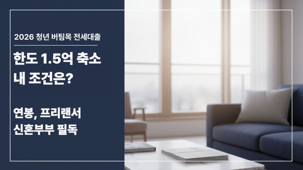2026 청년 버팀목 전세대출 대표이미지