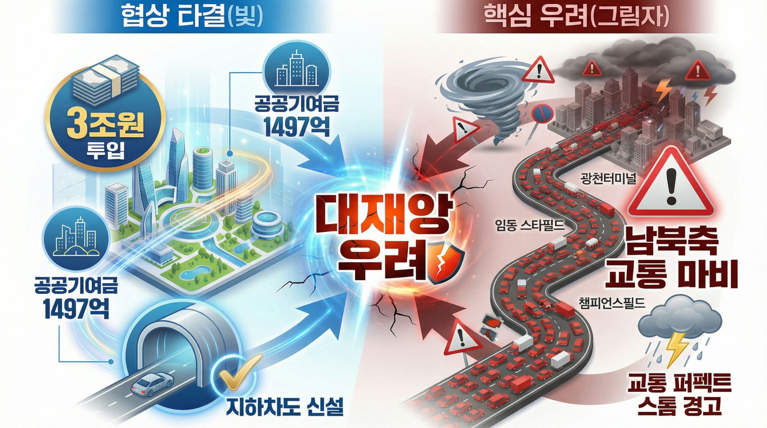 [심층진단] 광주신세계 터미널 ‘3조원 빅딜’ 타결의 명암… 임동·챔필 잇는 ‘교통지옥’ 해법은 실종됐다