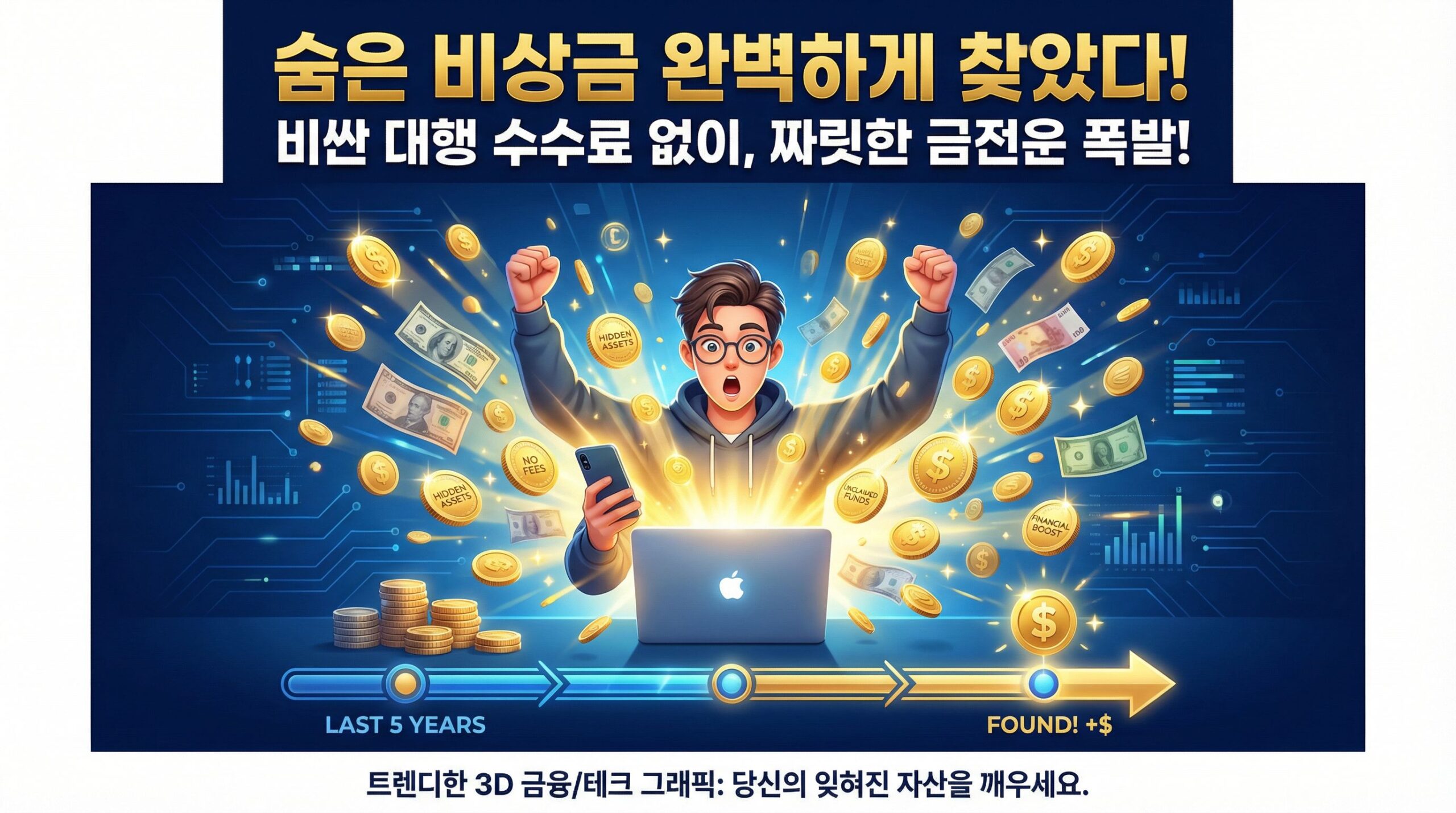 [2026 최신] 종합 소득세 기한 후 신고: 5년 치 환급금 무료 싹쓸이 (수수료 0원)