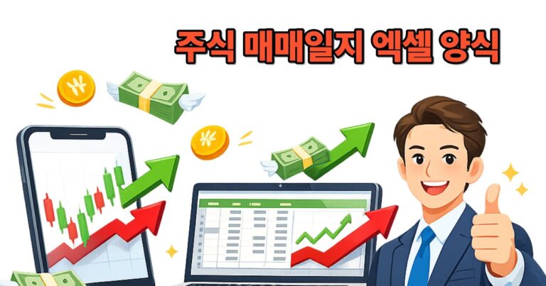 주식 매매일지 엑셀 양식