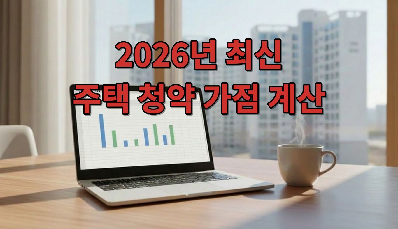 “내 점수로 당첨될까?” 2026 주택 청약 가점 계산기 엑셀 무료 배포 (전국 공통 / 커트라인 분석)