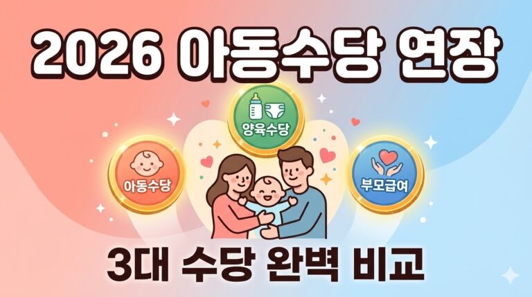2026 아동수당 변경 내용 대표이미지