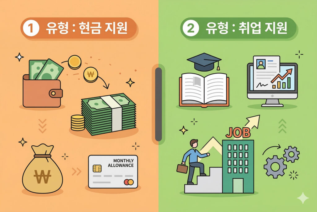 국민취업지원제도 유형별 소개