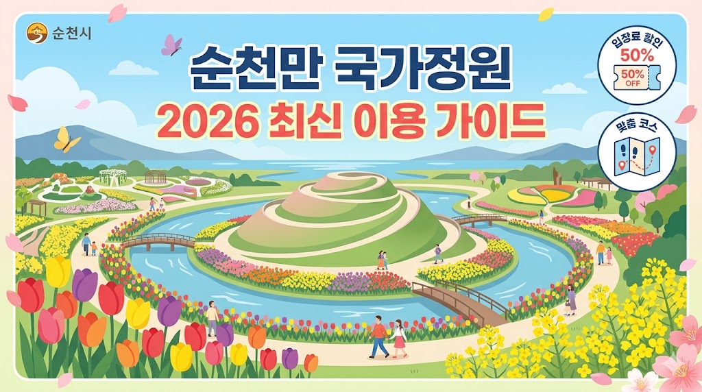 [2026] 순천만 국가정원 입장료 할인 및 추천 코스 액티비티 완벽 가이드