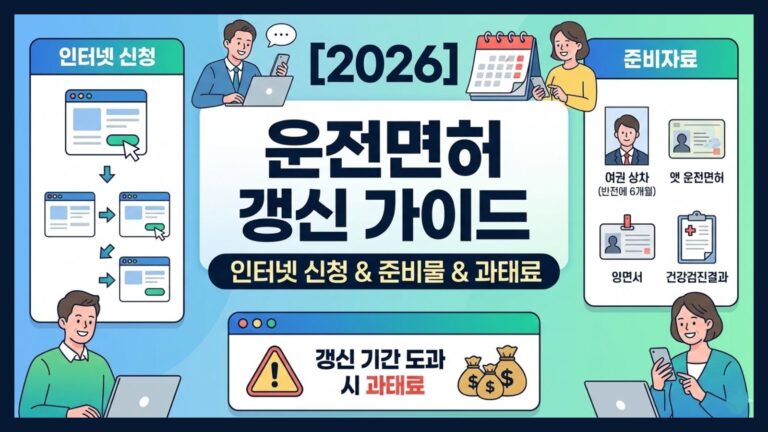 운전 면허 갱신 대표이미지