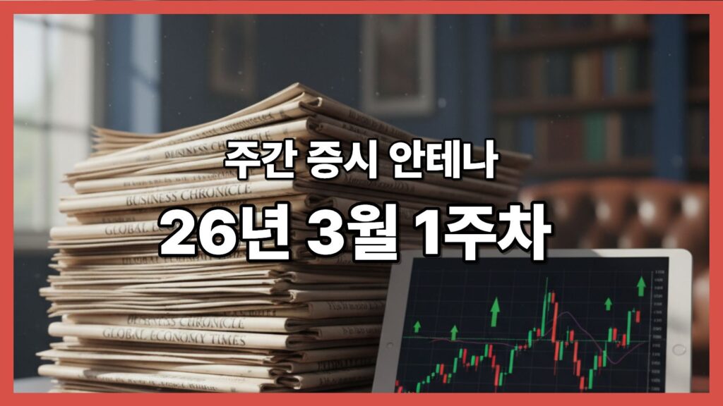 주간 증시 안테나 3월 1주차