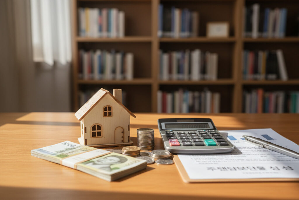 주택담보대출 갈아타기 계산기 집 현금 이미지