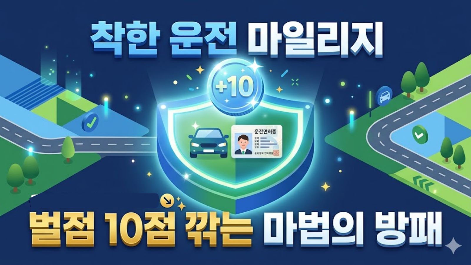 [2026] 착한 운전 마일리지 신청 방법 및 혜택 총정리 (벌점 10점 깎는 법)