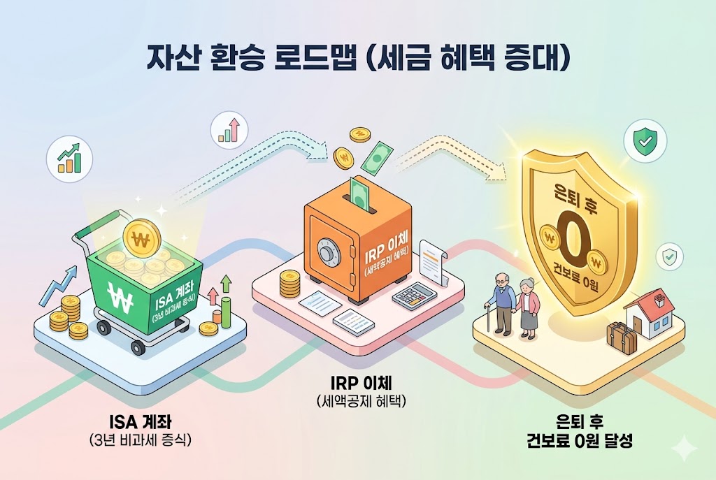 ISA IRP 세금 혜택 자산 환승