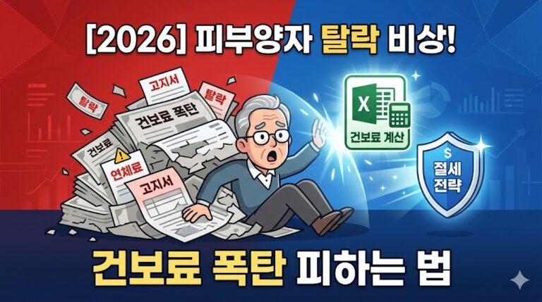 건강보험료 피부양자 탈락 기준 대표이미지