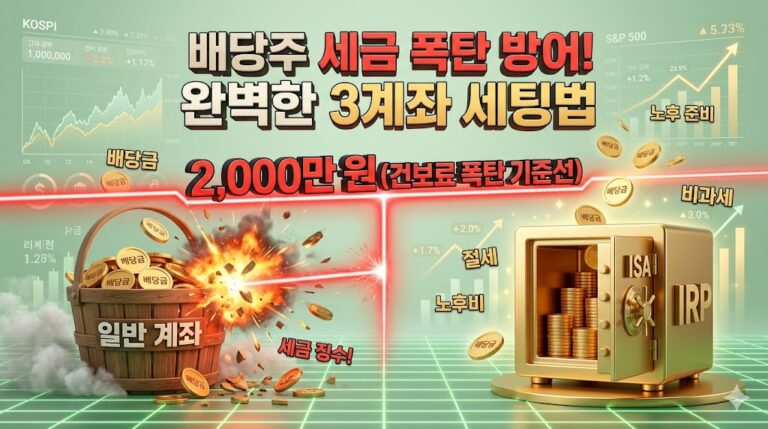 배당주 세금 폭탄 방어 전략