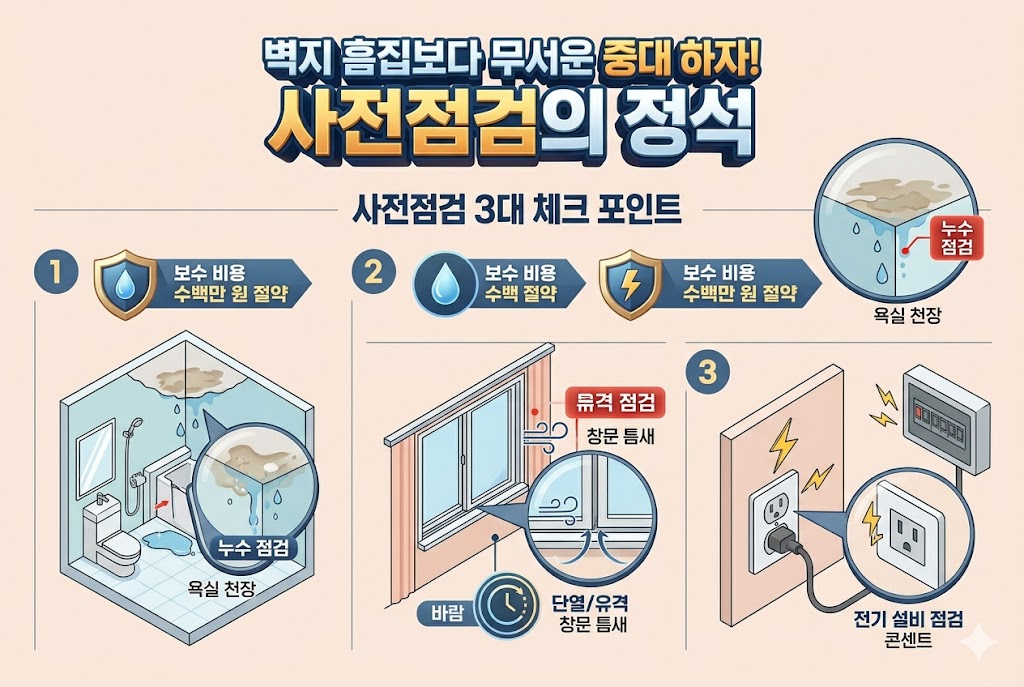 신축 아파트 사전점검 3대 체크포인트