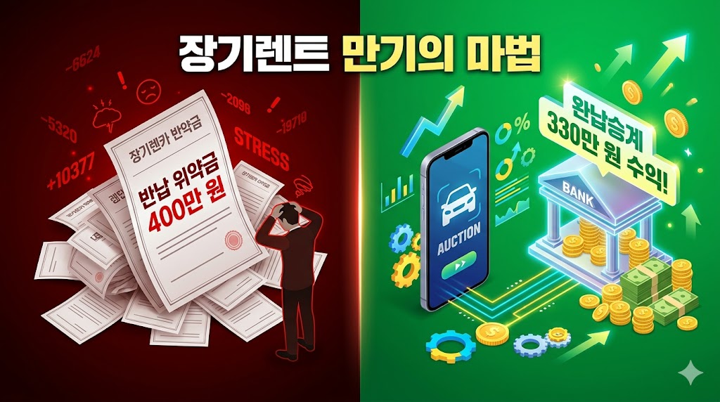 [2026] 장기렌트 만기 위약금 400만 원? 완납승계로 150만 원 번 실제 후기