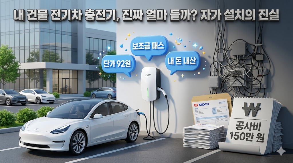 [2026] 내 집 & 건물 전기차 충전기 자가설치: 결제 카드와 시공 비용의 숨은 함정