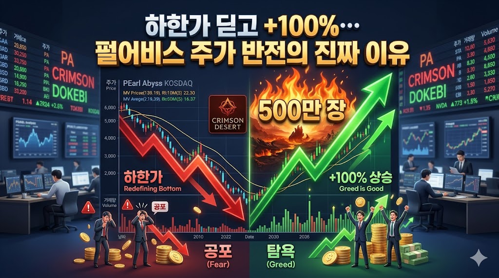 [심층] “하한가 딛고 52주 신고가”… 펄어비스, 붉은사막 500만 장의 ‘진짜 의미’