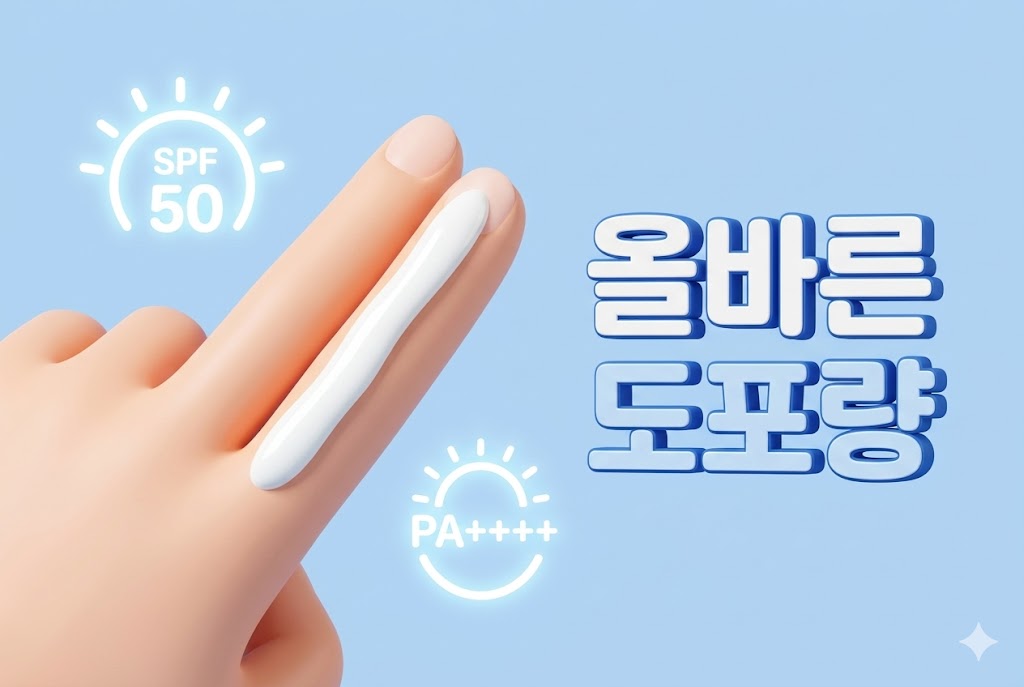 선크림 고르는 법 올바른 도포량