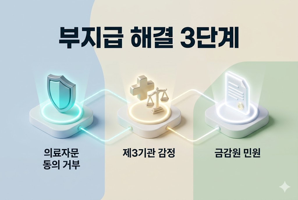 실비보험 부지급 대응 해결 3단계