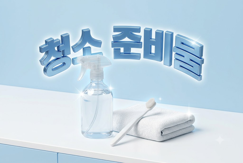 에어컨 셀프 청소 준비물