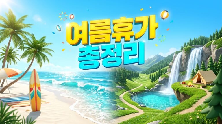 여름휴가 국내 여행지 대표이미지