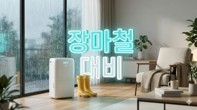 장마철 제습기레인부츠 구매가이드